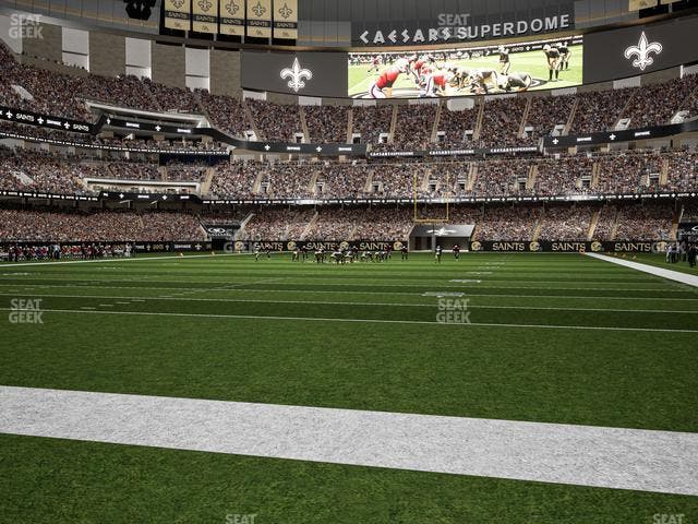Caesars Superdome - Section Field Suite 4 Seat View