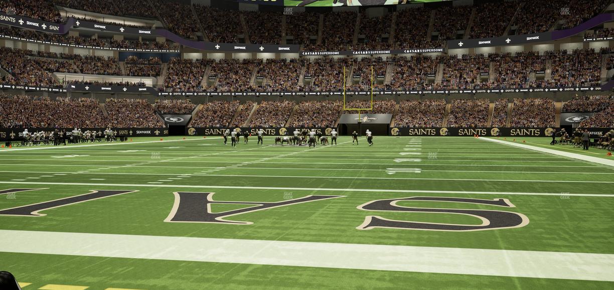 Caesars Superdome - Section Field Suite 5 Seat View