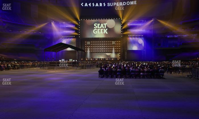 Caesars Superdome - Section Field Suite 5 Seat View