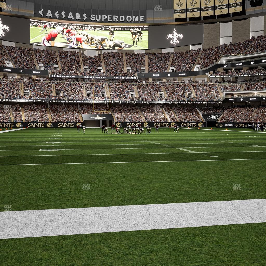 Caesars Superdome - Section Field Suite 8 Seat View