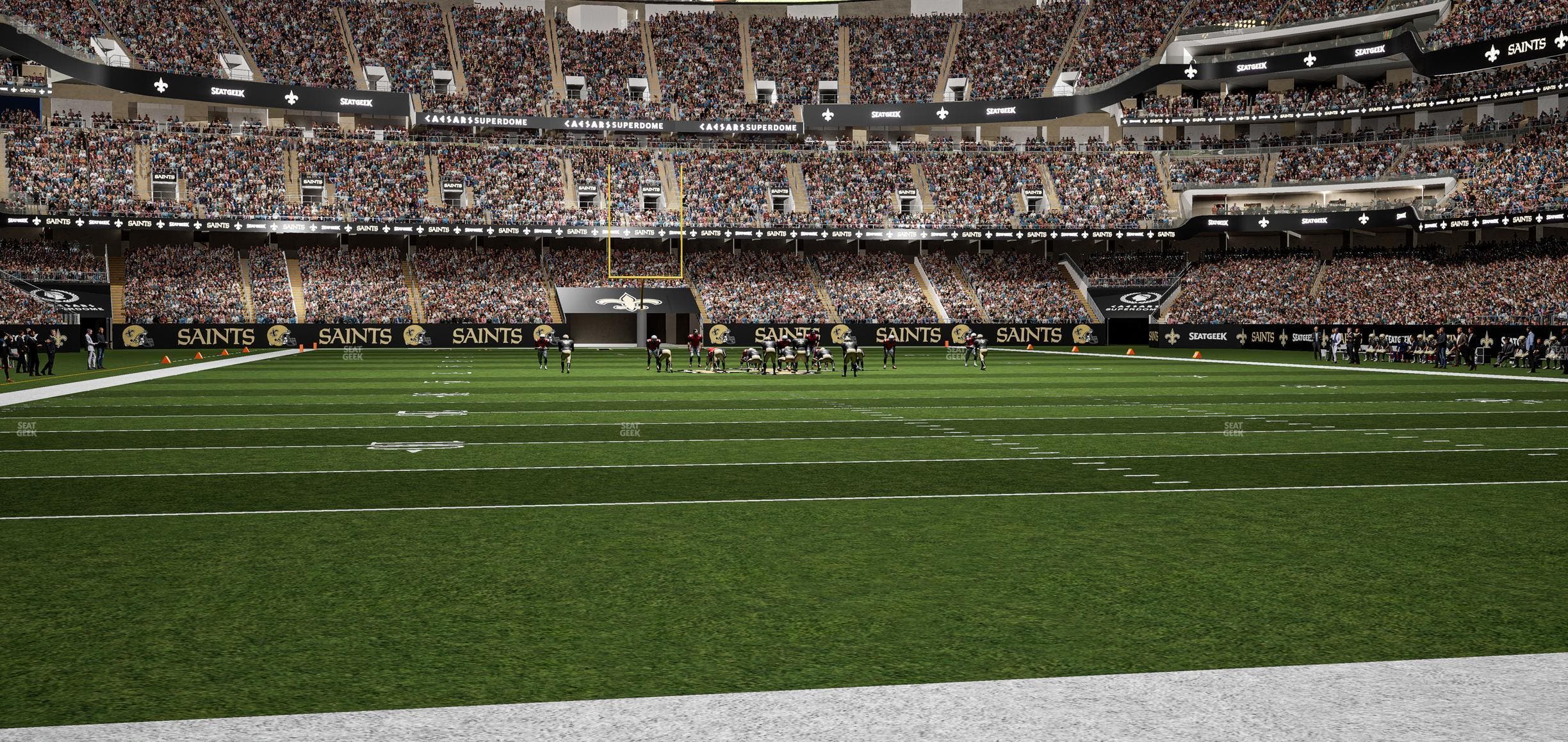 Caesars Superdome - Section Field Suite 8 Seat View