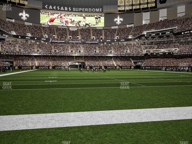 Caesars Superdome - Section Field Suite 8 Seat View
