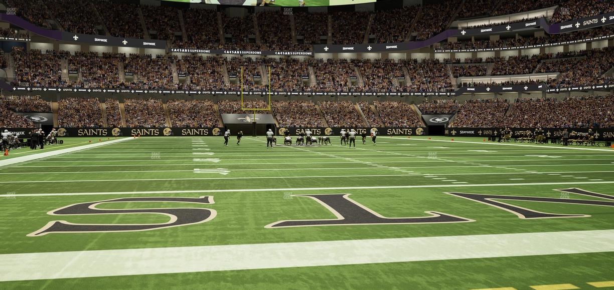 Caesars Superdome - Section Field Suite 8 Seat View