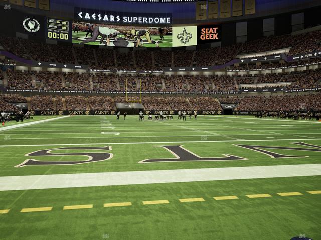 Caesars Superdome - Section Field Suite 8 Seat View