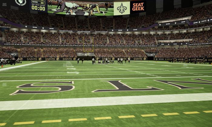 Caesars Superdome - Section Field Suite 8 Seat View