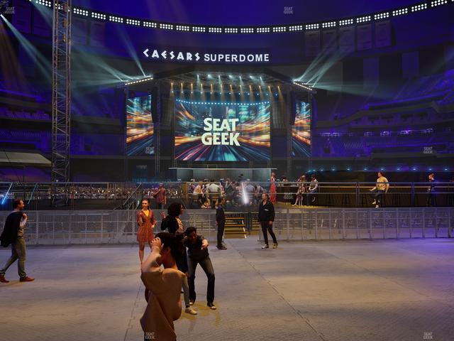 Caesars Superdome - Section Field Suite 8 Seat View