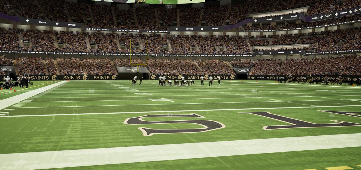 Caesars Superdome - Section Field Suite 9 Seat View