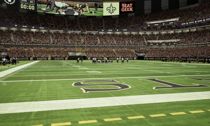 Caesars Superdome - Section Field Suite 9 Seat View