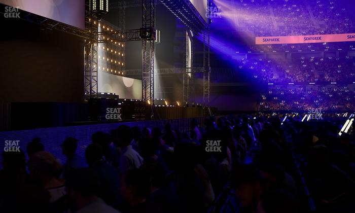 Caesars Superdome - Section Floor A Seat View