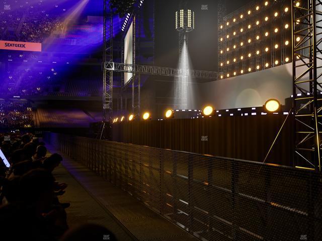 Caesars Superdome - Section Floor D Seat View