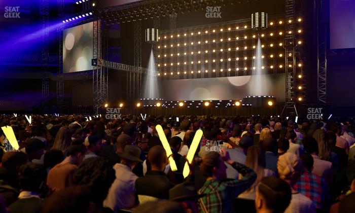 Caesars Superdome - Section Floor D Seat View