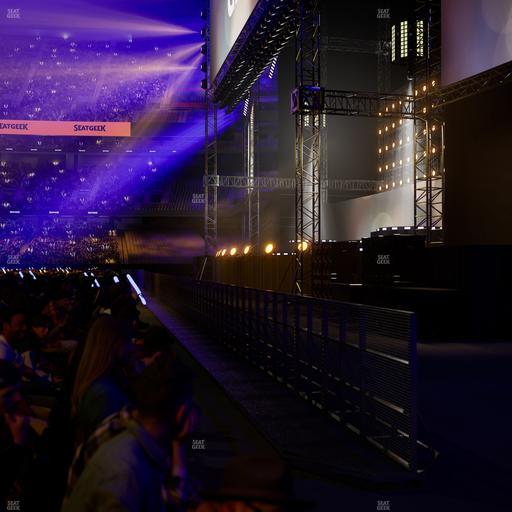 Caesars Superdome - Section Floor E Seat View