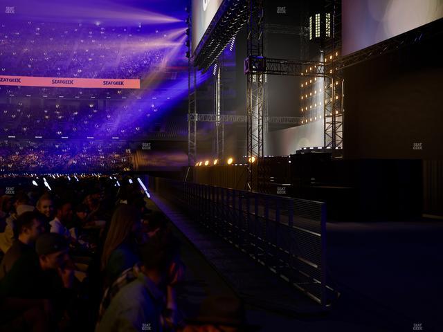 Caesars Superdome - Section Floor E Seat View