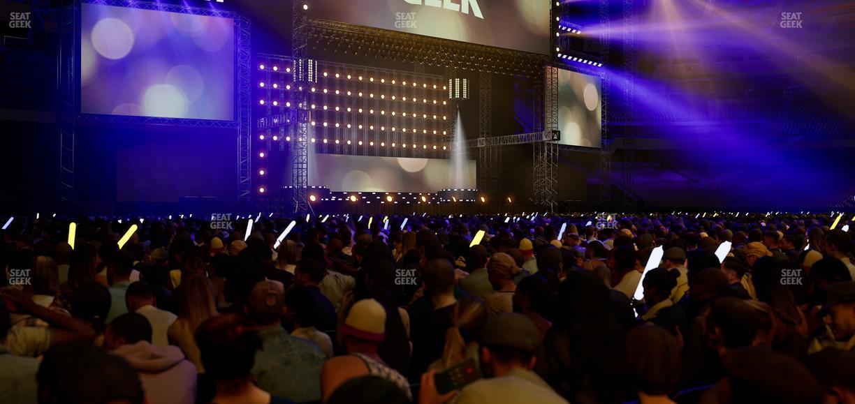 Caesars Superdome - Section Floor F Seat View