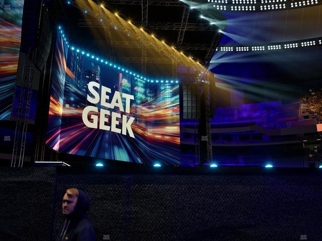 Caesars Superdome - Section Floor J Seat View