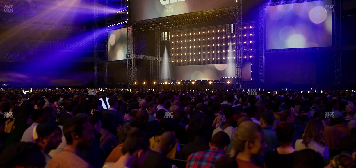Caesars Superdome - Section Floor K Seat View