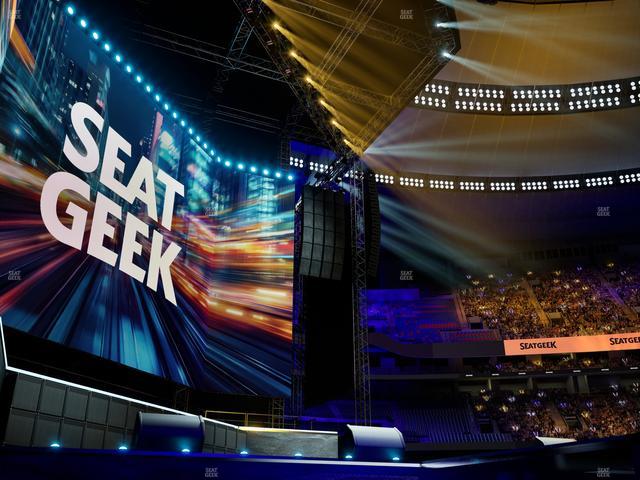 Caesars Superdome - Section Floor K Seat View