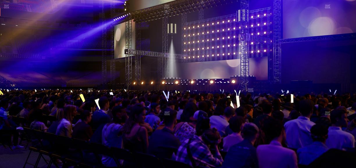 Caesars Superdome - Section Floor K Seat View