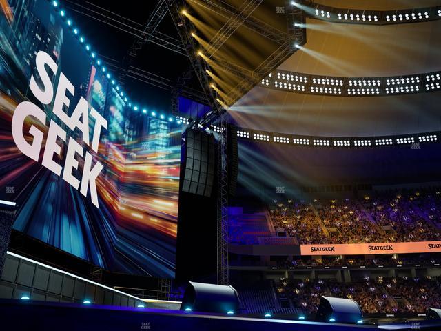 Caesars Superdome - Section Floor L Seat View