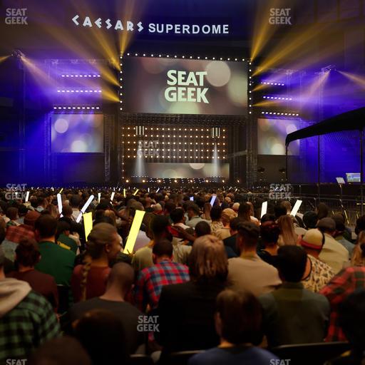 Caesars Superdome - Section Floor M Seat View