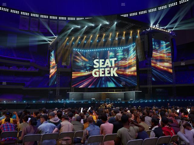 Caesars Superdome - Section Floor M Seat View