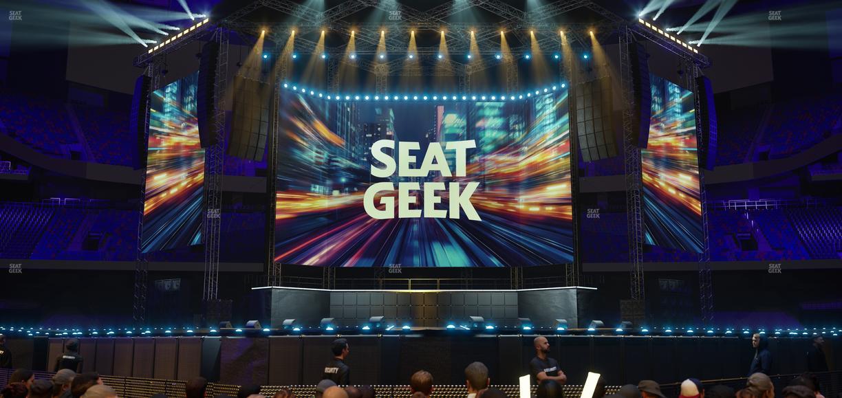 Caesars Superdome - Section Floor N Seat View