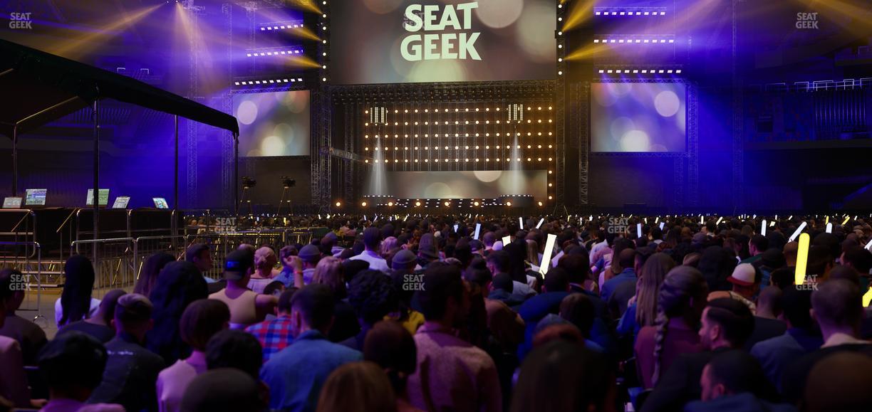 Caesars Superdome - Section Floor P Seat View