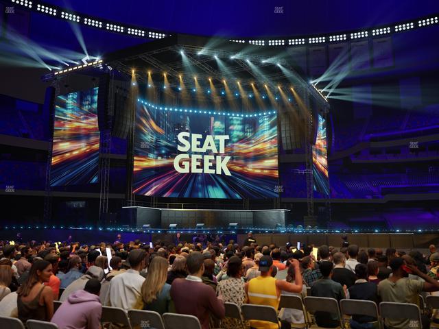 Caesars Superdome - Section Floor P Seat View