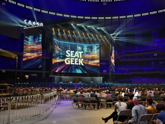 Caesars Superdome - Section Floor Q Seat View