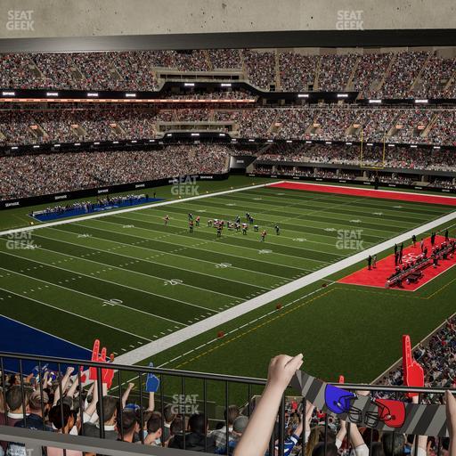 Caesars Superdome - Section Stadium Club Seat View