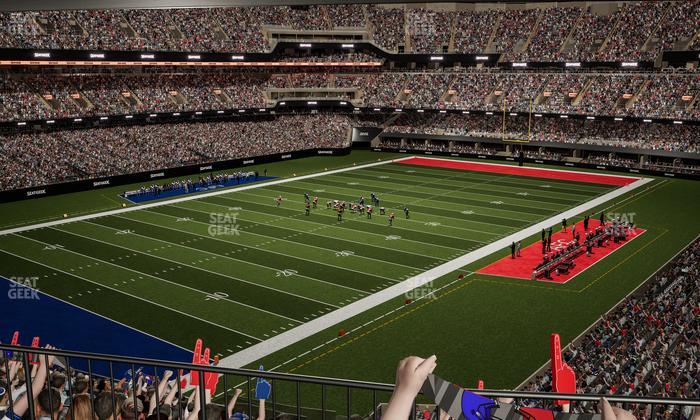 Caesars Superdome - Section Stadium Club Seat View