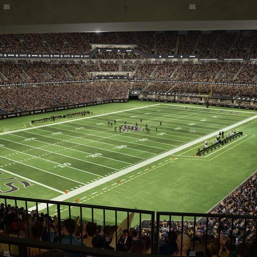 Caesars Superdome - Section Stadium Club Seat View