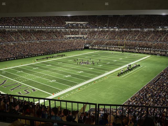Caesars Superdome - Section Stadium Club Seat View