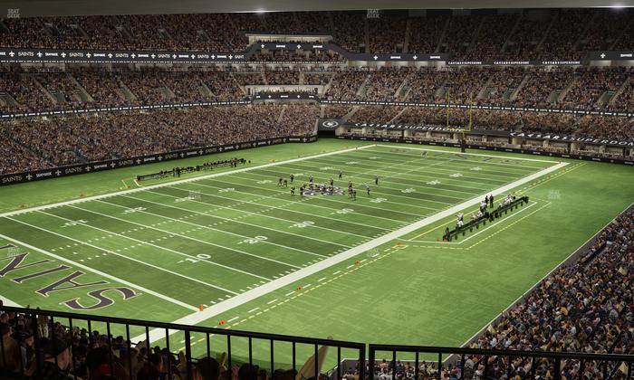 Caesars Superdome - Section Stadium Club Seat View