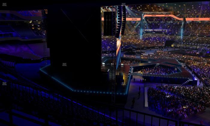 Caesars Superdome - Section Stadium Club Seat View