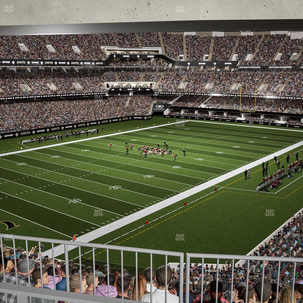 Caesars Superdome - Section Stadium Club Seat View