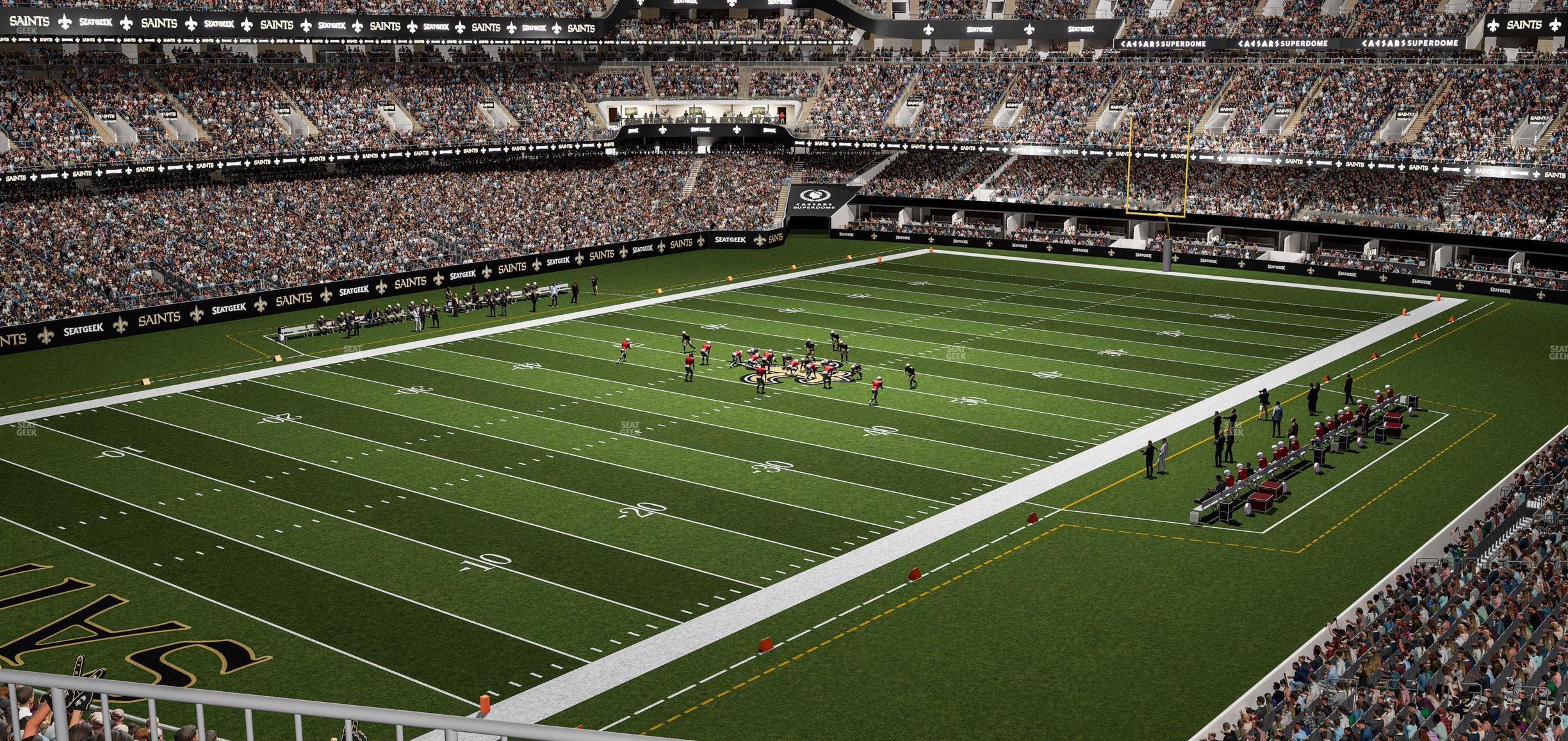 Caesars Superdome - Section Stadium Club Seat View