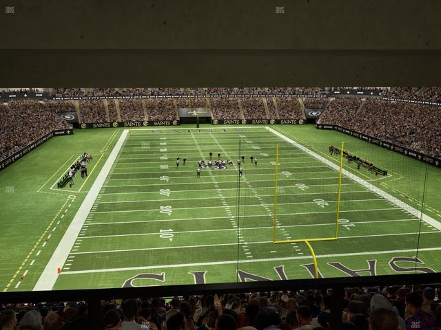 Caesars Superdome - Section Suite 302 Seat View