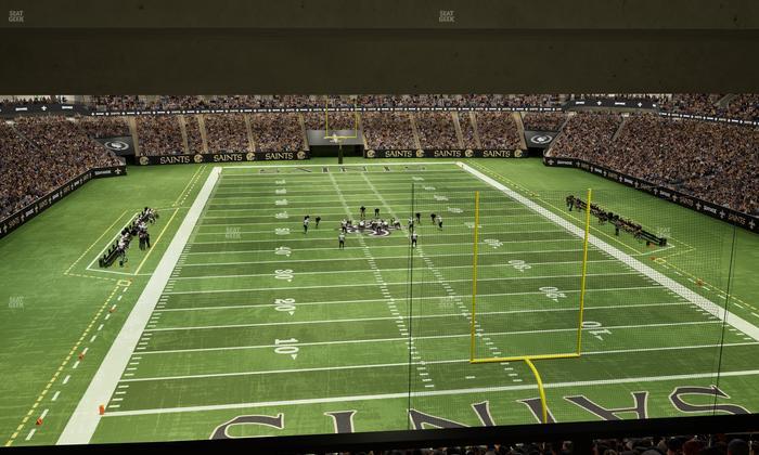 Caesars Superdome - Section Suite 302 Seat View