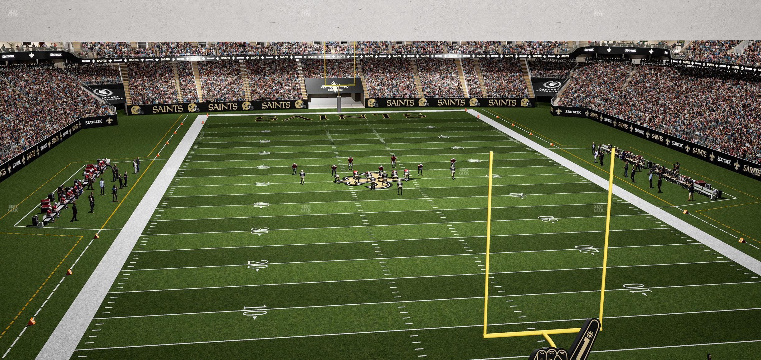 Caesars Superdome - Section Suite 302 Seat View