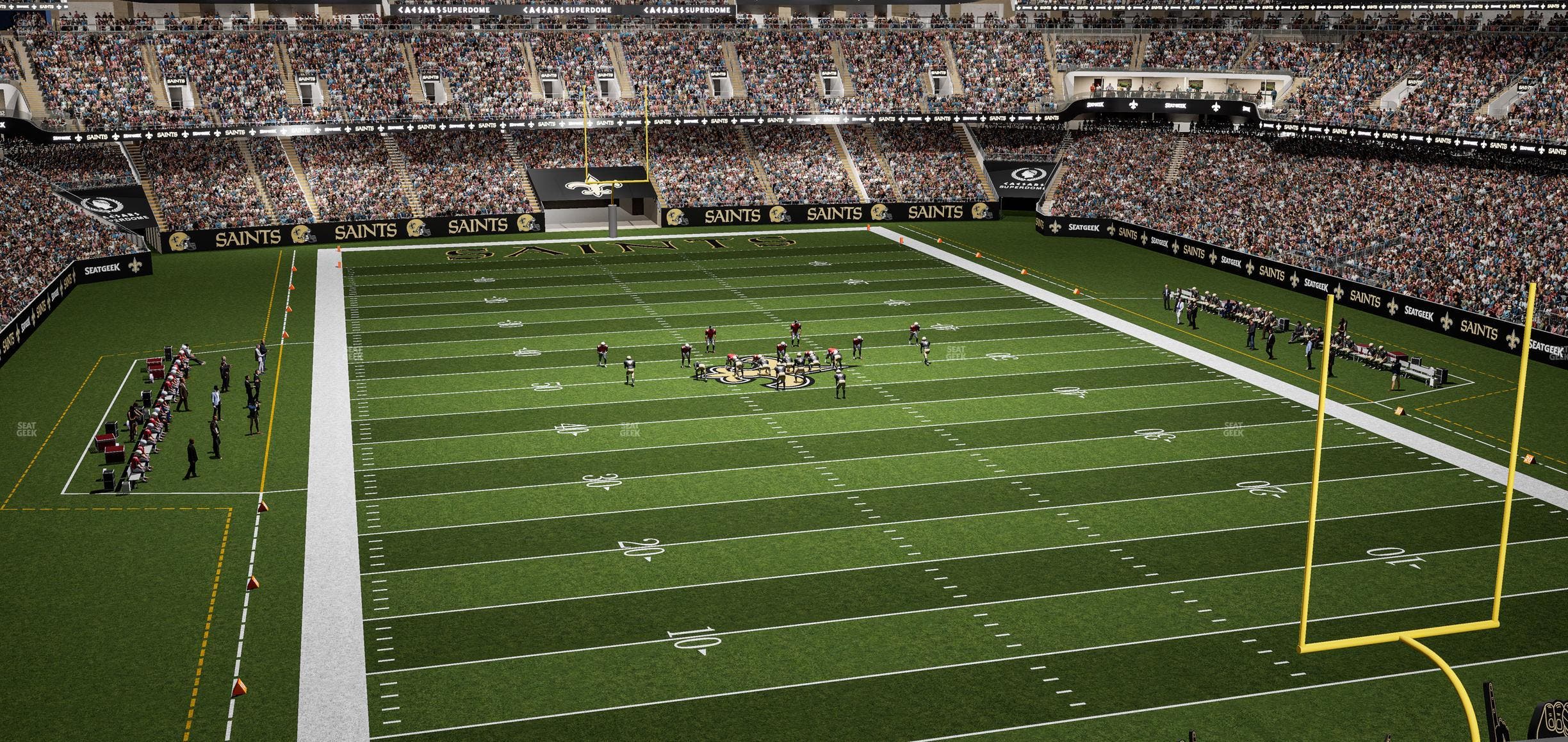 Caesars Superdome - Section Suite 304 Seat View