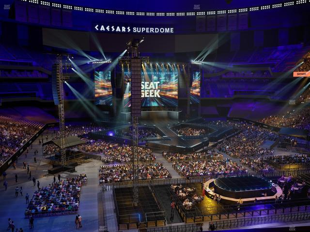 Caesars Superdome - Section Suite 304 Seat View