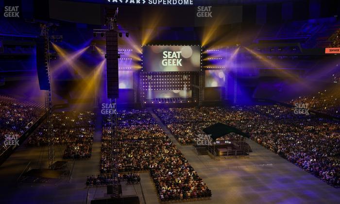 Caesars Superdome - Section Suite 304 Seat View