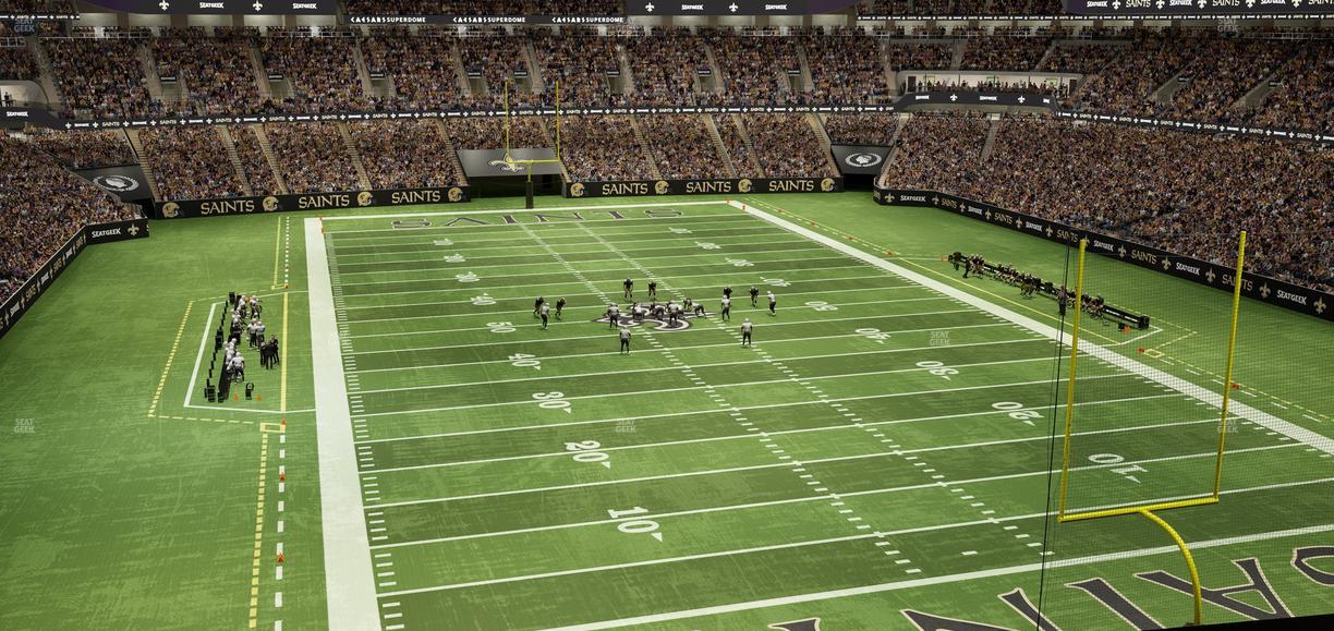 Caesars Superdome - Section Suite 304 Seat View