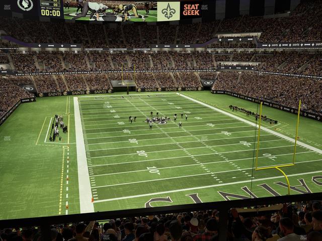 Caesars Superdome - Section Suite 304 Seat View