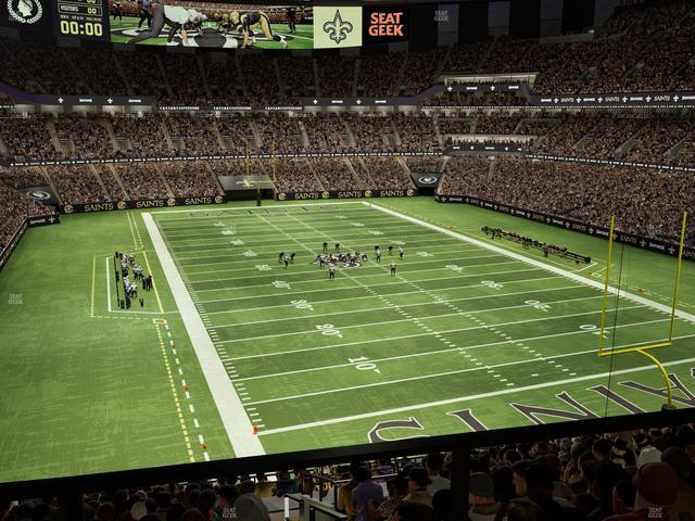 Caesars Superdome - Section Suite 305 Seat View