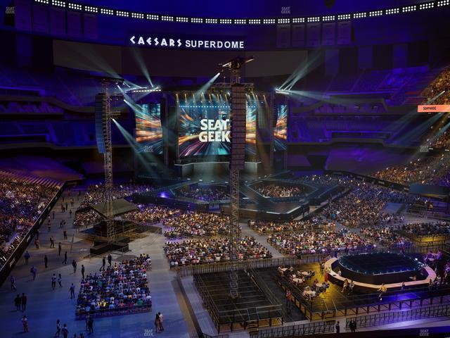 Caesars Superdome - Section Suite 305 Seat View
