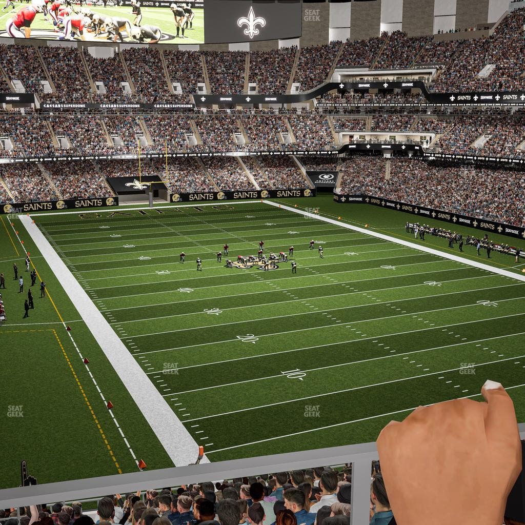Caesars Superdome - Section Suite 306 Seat View