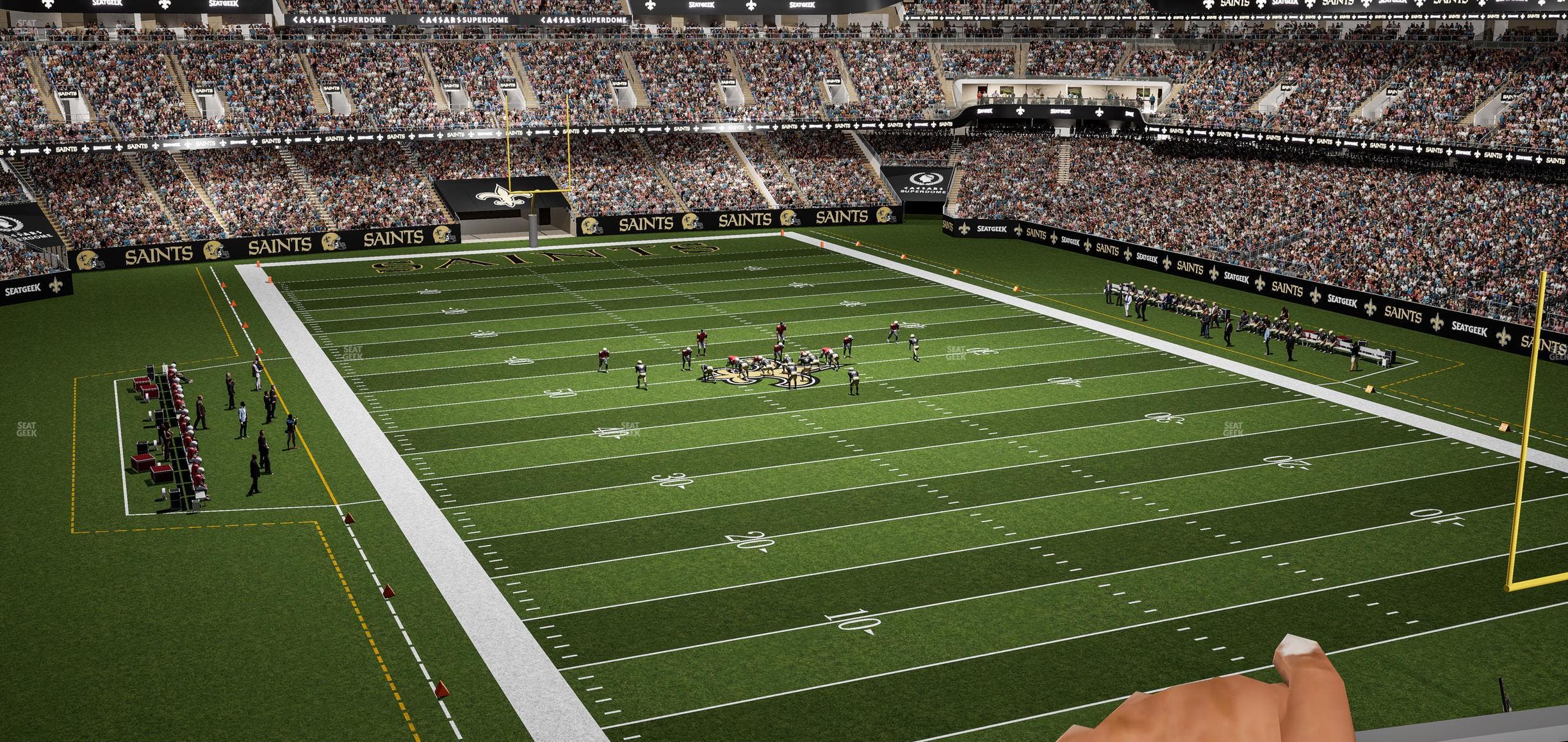 Caesars Superdome - Section Suite 306 Seat View