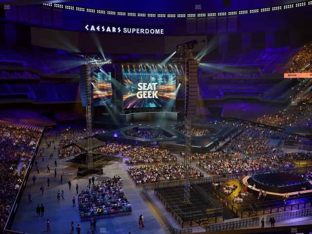 Caesars Superdome - Section Suite 306 Seat View